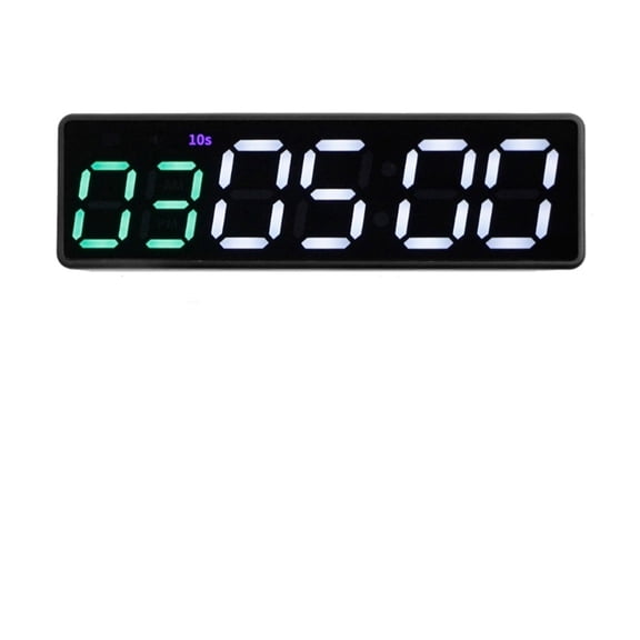 Mini Portable Gym Workout Timer Interval Timer Rechargable LED Digital Clock Count Down/Up Clock Ultra-Clear Display ,Multi-Functional