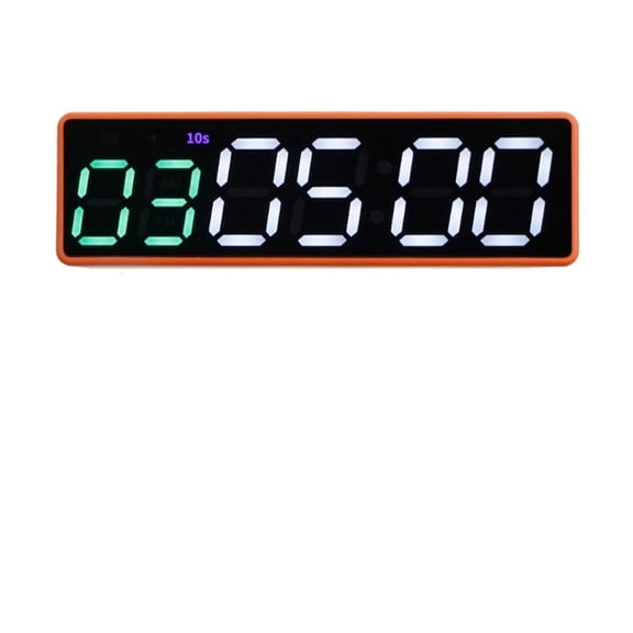 Mini Portable Gym Workout Timer Interval Timer Rechargable LED Digital Clock Count Down/Up Clock Ultra-Clear Display