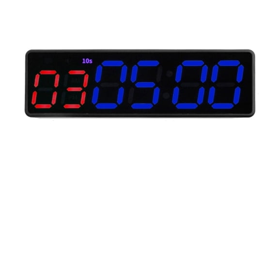Mini Portable Gym Workout Timer Interval Timer Rechargable LED Digital Clock Count Down/Up Clock Ultra-Clear Display
