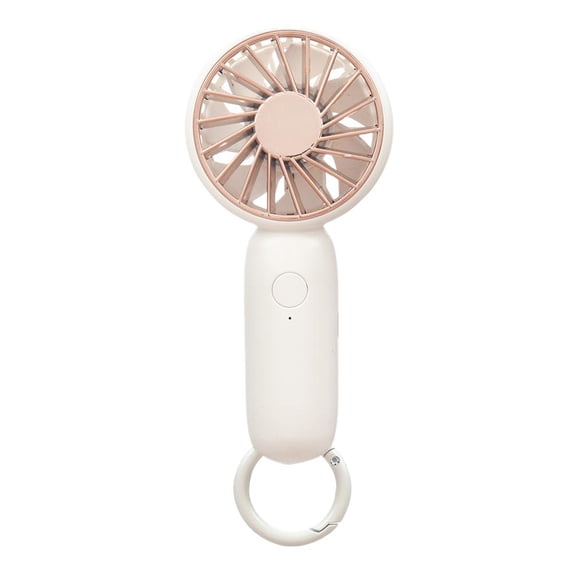 Mini Portable Handheld Fan With 3 Speeds USB Rechargeable Pocket Fan With Carabiner Clip For Travel Office Outdoor