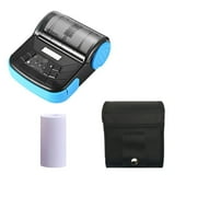 Mini Portable Handheld POS Thermal Bluetooth Bill 80mm Printer ,Fast-Drying Ink with Crisp Output