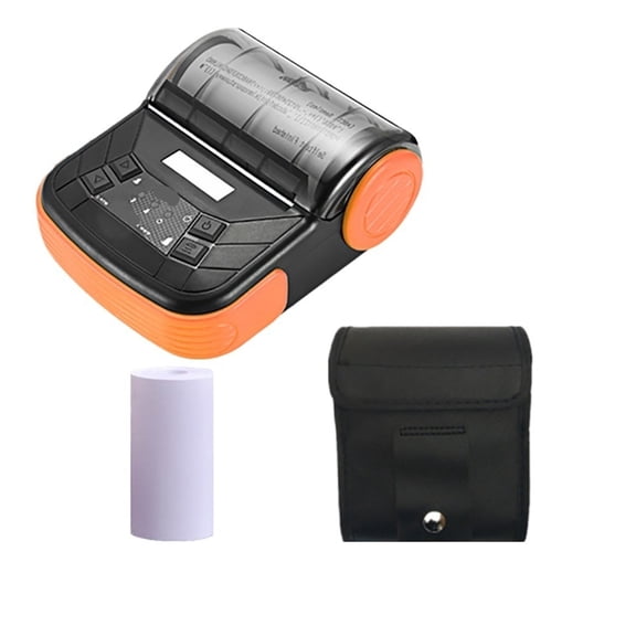 Mini Portable Handheld POS Thermal Bluetooth Bill 80mm Printer ,Fast-Drying Ink with Crisp Output