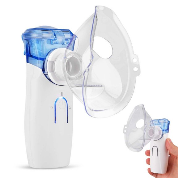 Mini Portable Humidifier, Ultrasonic Mini Humidifier Machine for Home, Office, Travel (White)