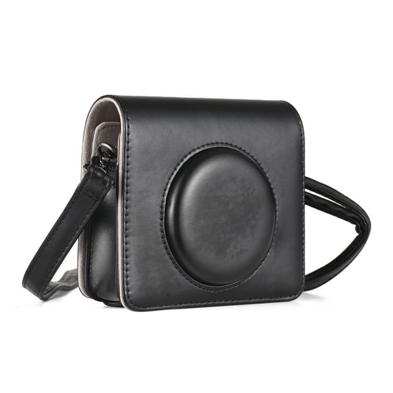 Mini Portable Instant Camera Bag Camera Case Retro Style PU Leather Carrying Case Replacement For C300R/ Mini Shot 3 With Adjustable Shoulder Strap