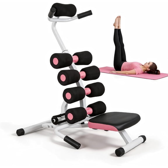 Mini Portable Inversion Table for , Decompression Machine, Adjustable Stretcher Table, Heavy-Duty Steel Frame Yoga Inversion Stool, 350 lbs Load Capacity for Gym