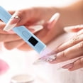 thumbnail image 1 of Mini Portable LED Nail Lamp USB Rechargeable Cordless Gel Nail Dryer With Digital Display And Timer Settings, 1 of 8