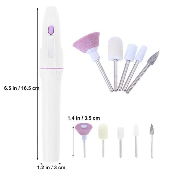 Mini Portable Nail Drill Electric Manicure Pedicure Nail Art File Polish Kit Set