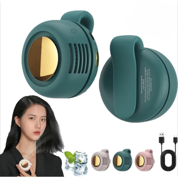 Mini Portable Pocket Fan, Clip on Fan for Shirt, Wearable Fan, 360°Rotatable