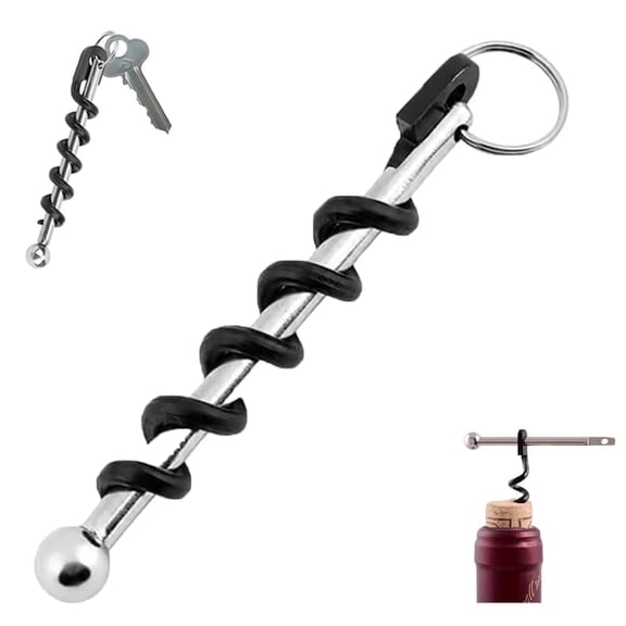 Mini Portable Pocket - Sized Wine Opener - Multi - Tool for Travel & Servers