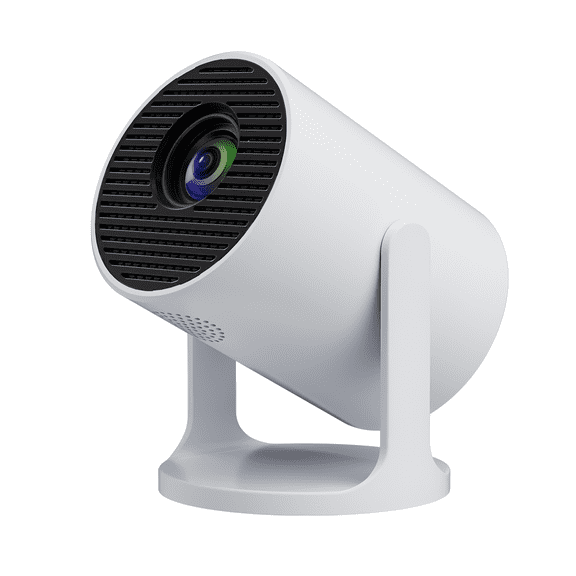 Mini Portable Projector, 0.8:1 Short Throw, Built-In Speaker, 320g Lightweight, for Home Camping