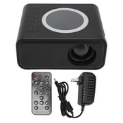 Mini Portable Projector Full High Definition 1080P LED Home Theater Movie for IOS Android Laptop Black US Plug