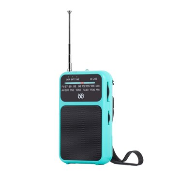Milanix Small AM/FM Radio Portable Battery Operated with Best Reception ...