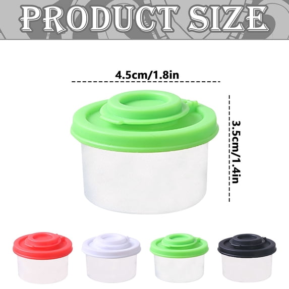 Mini Portable Salt and Pepper Shaker Set - Airtight Travel Spice Containers for Camping, Picnic, and Lunch - B