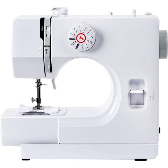 Mini Portable Sewing Machine Household Kids Sewing Machine with 12 Built-In Stitches, Foot Pedal, Gray
