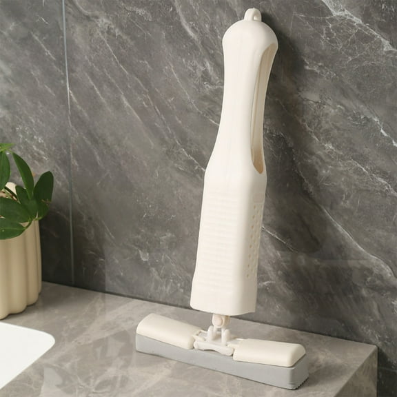 Mini Portable Short Mop, Compact Floor Cleaning Sy, Modern Simple Design, Quick Drying Absorbent, Bathroom Kitchen Table Glass Cleaning, Small Home Office Cleaning, Strong Fiber Material,