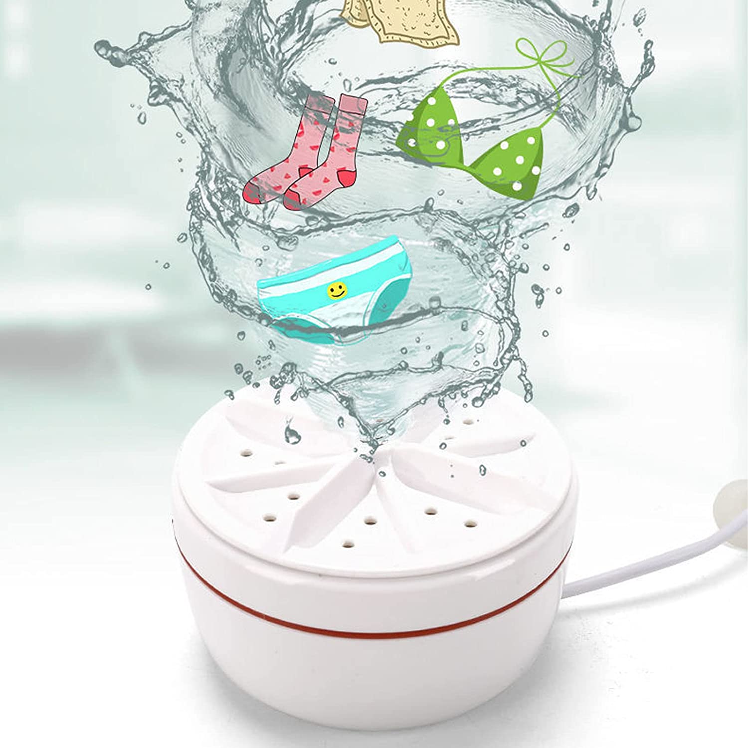 Mini Portable Sink Washing Machine 30W USB Power Supply Ultrasonic