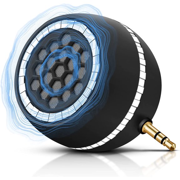 Mini Portable Speaker, 3W Mobile Phone Speaker Line-in with 3.5mm AUX Audio Interface for Smartphone/Tablet/Computer