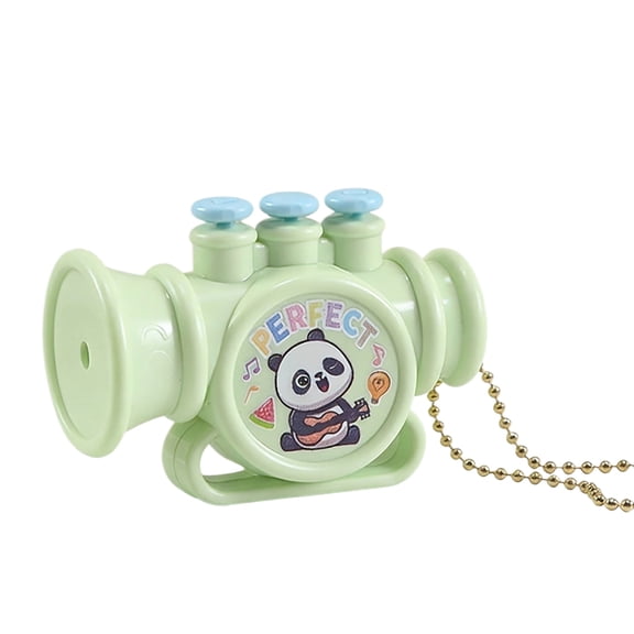 Mini Portable Speaker Creative Recorder - Green with Panda Design, Compact Size for Kids, Keychain Included - Daily Use, Outdoor Activities, Small Item Organization