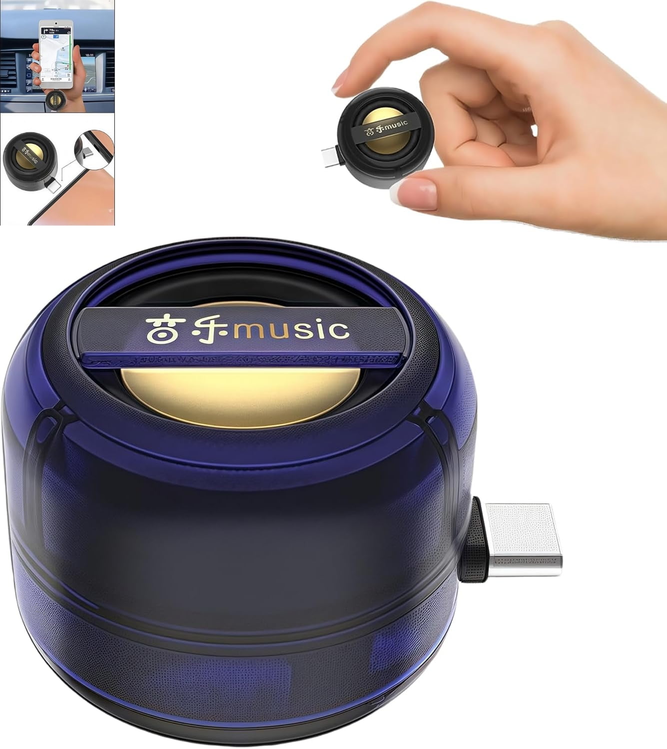 Sound Portable Mini Mini Portable Speaker Portable 5X Speaker Amplifier–Plug & Play for ...