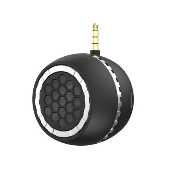 Protable Computer Mini Portable Speaker, 3W 36mm Line-in Audio Device with 3.5mm Aux Jack ...