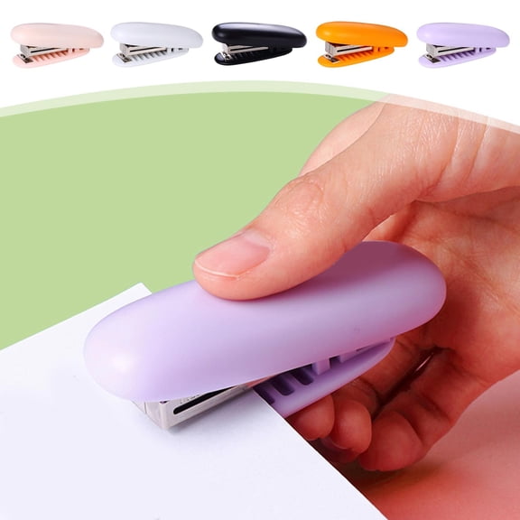 Mini Portable Stapler, Compact Stapler for Office Home Travel, Works with 246 266 Staples, Lightweight Handheld Stapler Fits in Pocket Bag, Efficient Stapling Tool, Topliu