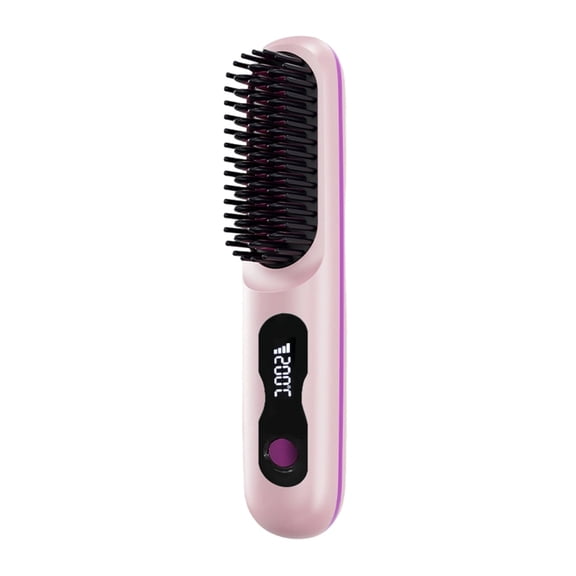 Mini Portable Straightening Comb Smart Hair Styler for Smooth Frizz-Free Home and Travel Use