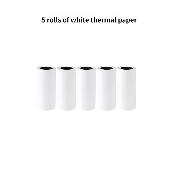 Mini Portable Thermal Printer, Cute Cat Shape Bluetooth Wireless Inkless Pocket Printer, 200dpi HD Photo & Label Maker for Travel Home School, USB Rechargeable