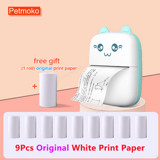 Phomemo T02 Sticker Pocket Printer Mini Portable Wireless  Bluetooth-Compatible Thermal Printer for Study Notes, Learning Assistance,  Journal 203dpi Compatible with iOS&Android Pink 