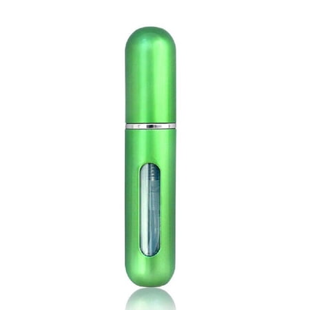 Mini Portable Travel Atomizer Perfume Refillable Small Bottle Disinfectant Spray Green Color