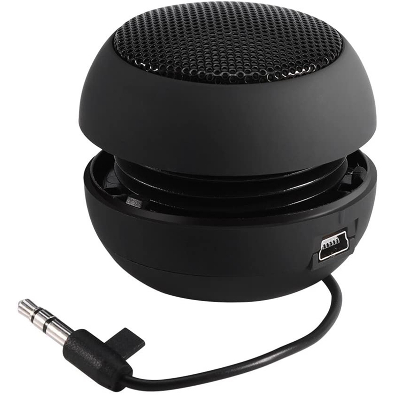 Mini Portable Travel Loud Speaker With 3.5Mm Audio Cable Low Voltage