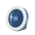 thumbnail image 1 of Mini Portable USB Rechargeable LED Night Light Foldable Carabiner Hanging Fan, 1 of 8