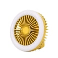 thumbnail image 1 of Mini Portable USB Rechargeable LED Night Light Foldable Carabiner Hanging Fan, 1 of 8
