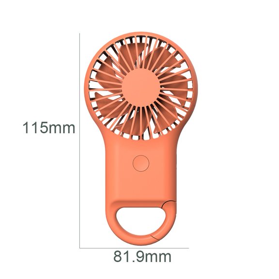 Mini Portable USB rechargeable Pocket Handheld Fan with Mountaineering Buckle