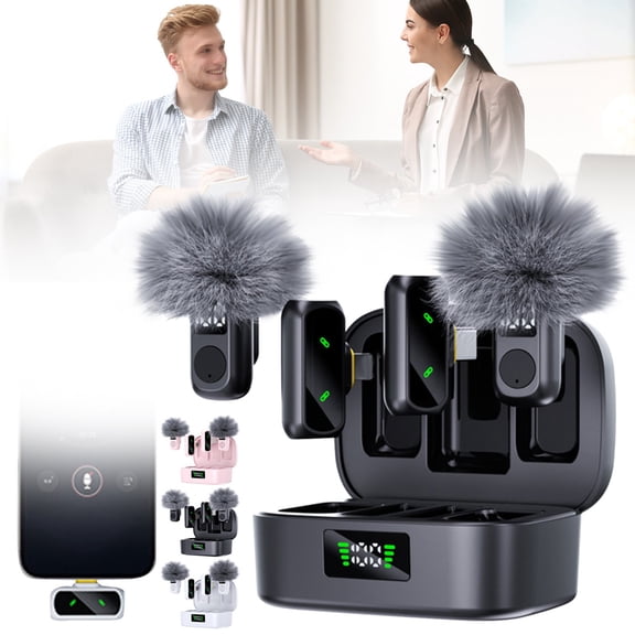 Mini Portable Vocal/Instrument Microphone for Voice Video Recording Singing, Podcasting, Tiny Microphone for Android Phone Computer Latop Notebook Tablet(Black)