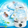 thumbnail image 1 of Mini Portable Washing Machine | 4000mAh Rechargeable Battery | Compact Travel Washer | 20 Wash Cycles Per Charge | Efficient Cleaning | Space-Saving Design | Laundry for Delicate Garments, 1 of 9
