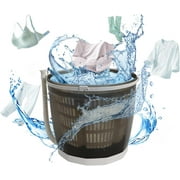 Mini Portable Washing Machine and Dryer,2 in 1 Manual Washing Machine for Clothes Spin Dryer Mini Traveling Outdoor Washing Machine Non-Electric Compact Washer Spin Dryer for RV Travel