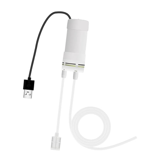 Mini Portable Water Pump Manual Water Exchanger Self Priming Pump Plastic Construction for Fish Tank Garden Balcony