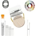 thumbnail image 1 of Mini Portable Weaving Kit for Beginners Quick Sewing Craft Patch Darning and Patchwork, 1 of 3