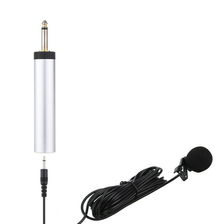 Mini Portable Wired Electret Condenser Lapel Lavalier Clip-on Musical Instrument Mic Microphone for Guitar Sax Trumpet Violin Piano