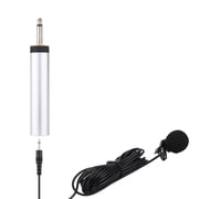 Mini Portable Wired Electret Condenser Lapel Lavalier Clip-on Musical Instrument Mic Microphone for Guitar Sax Trumpet Violin Piano