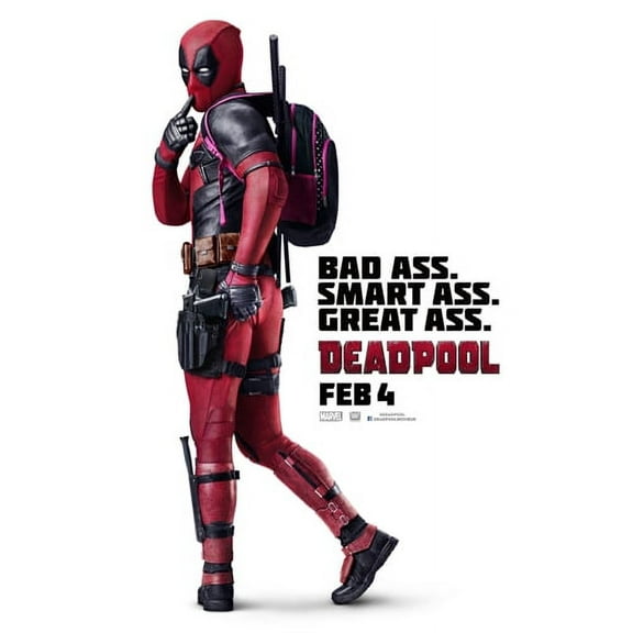 Mini Posters Mini Posters Deadpool Movie Poster Mini Poster 11Inx17In 11x17 Poster Color Category: Multi, Unframed, Ages: Adults, Rectangle