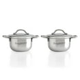 thumbnail image 1 of BergHOFF 18/10 Stainless Steel 2.5" Mini Pots, Set of 2, 1 of 8