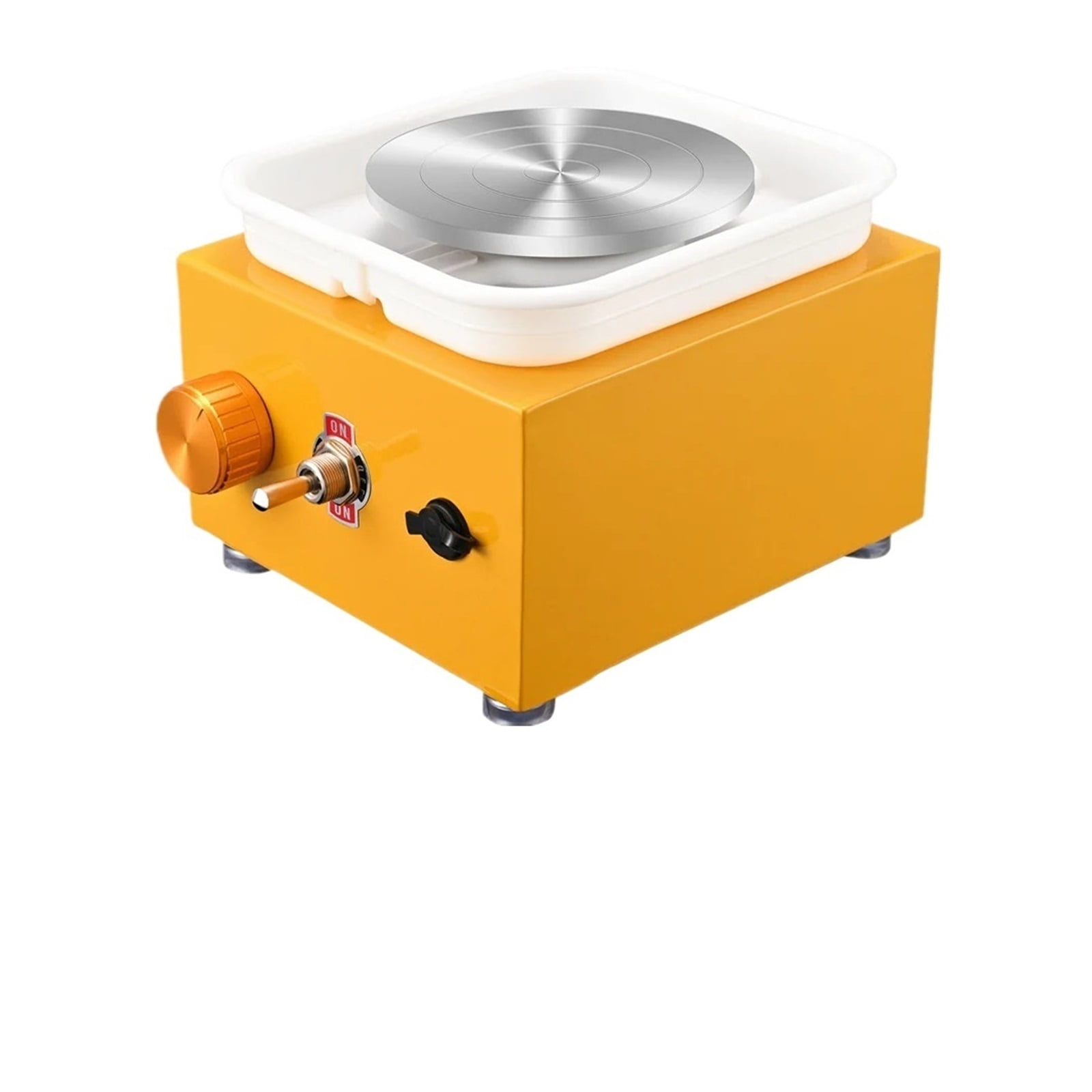 Mini Pottery Wheel Machine with Turntable+Sculpting Kit, Electric Pottery Wheel Ceramic Clay Tool Poterie Pottery Equipment ,Durable Design