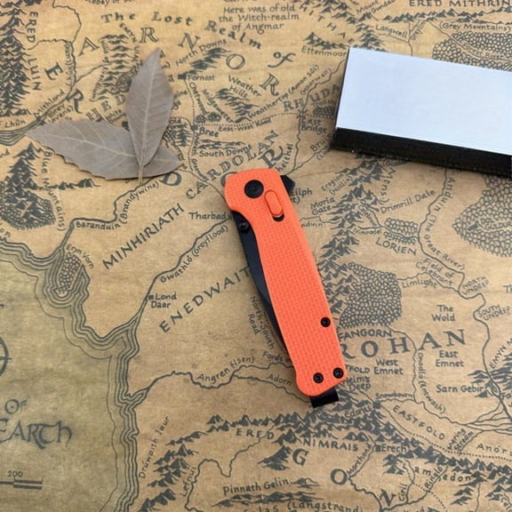 Mini Praxis Folding Pocket Knife, 2.5" D2 Steel Blade G10 Handle Small EDC Knife with Pocket Clip for Men Women, Sharp Camping Survival Hiking Knives