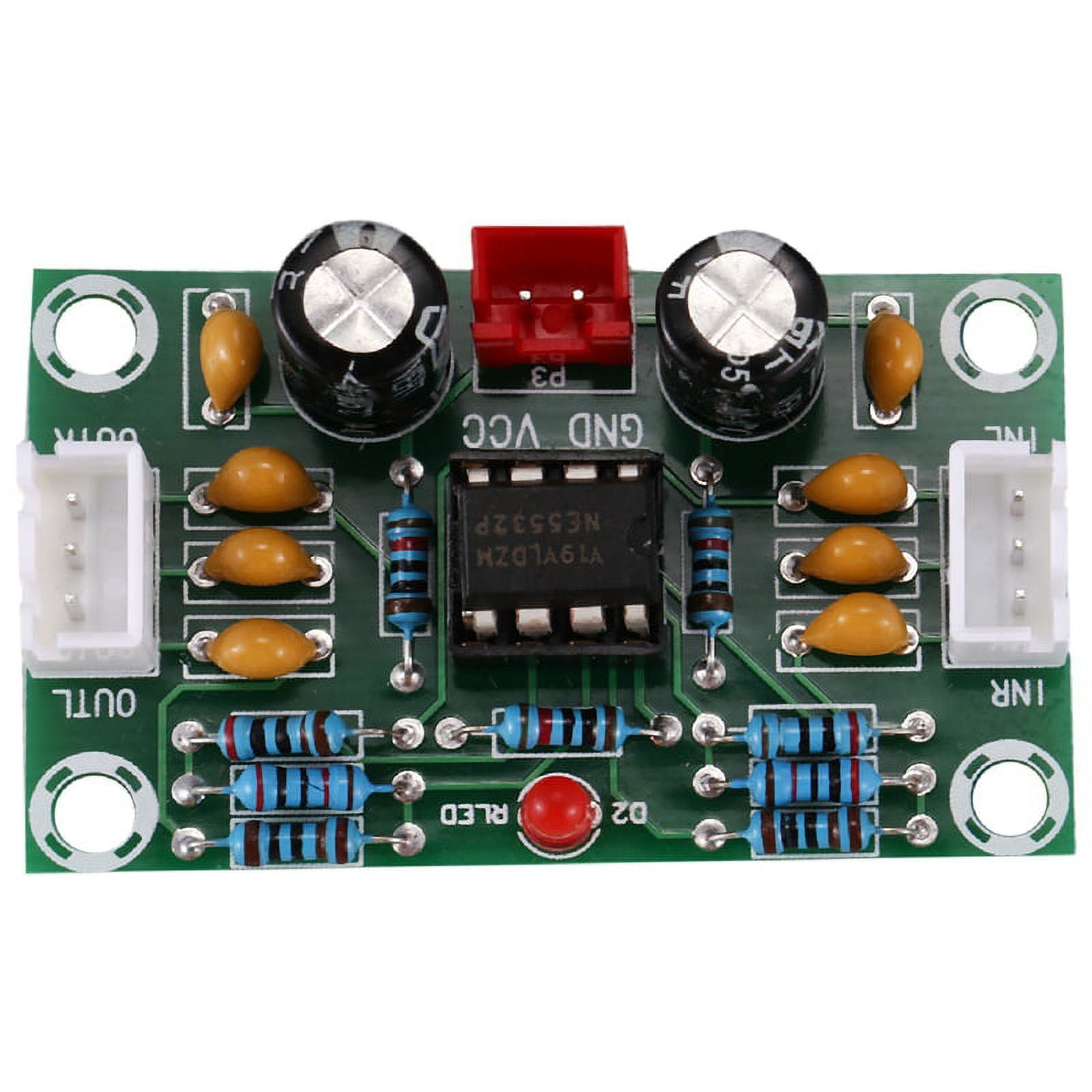 Mini Preamp Op Amp Module Amplifier Dual Channel NE5532 Preamplifier