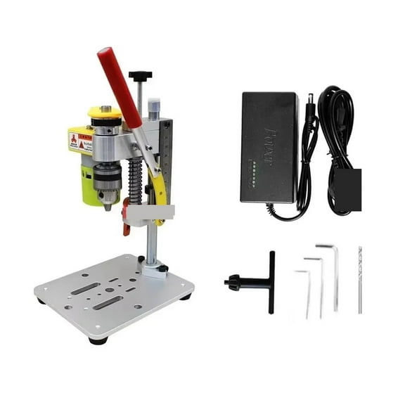 Mini Precision Desktop Drill With CNC Sliding Table 795 Motor B12 Chuck For DIY Crafts Tool Wood Crafts Jewelry Making ,Professional Drill Press