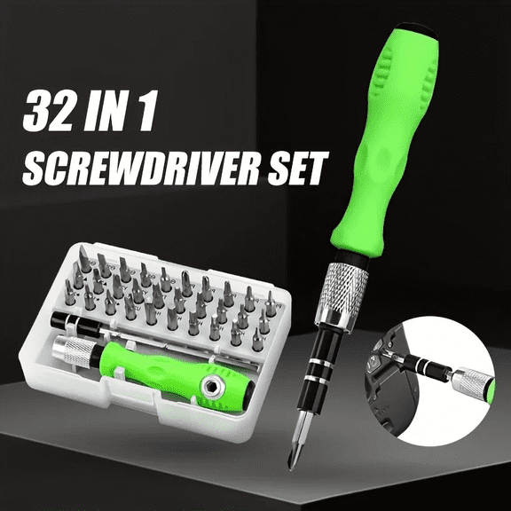 Mini Precision Screwdriver Set 32 in 1, Magnetic Small Repair Tool Kit for Watch, Laptop and Electronics