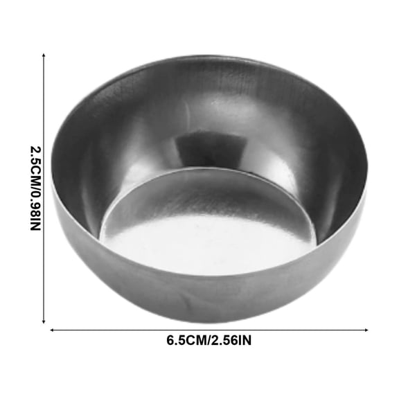 Mini Prep Bowls Stackable Dip Cups Versatile Serving Set Nesting Compact Storage and Easy-Clean Polished Surface for Cooking Prep Dining Tables and Outdoor Picnics