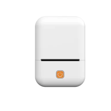 Mini Printer Home Student Handheld Handbook Portable label Printer Children's Toys Gifts Office Home Storage Label Printer (White)