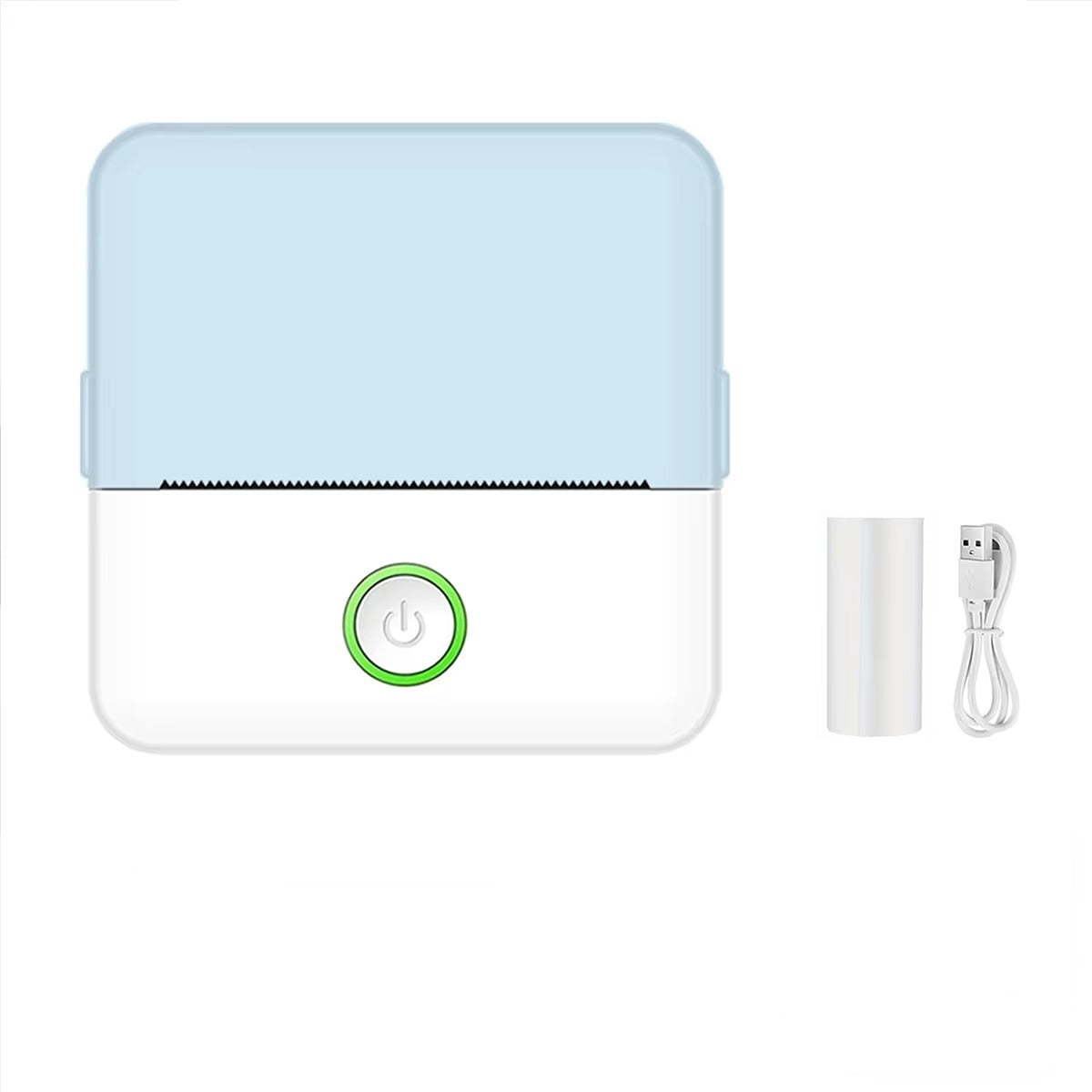 Mini Printer, Inkless Sticker Maker, Free Cut Small Pocket Printer, Portable Thermal Printer ,Fast-Drying Ink with Crisp Output